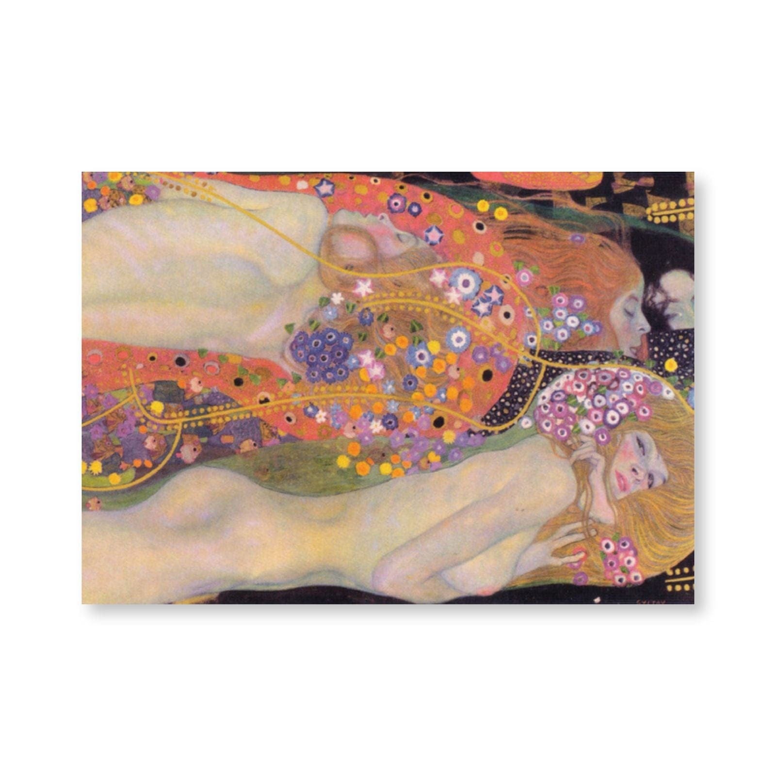 Gustav Klimt:  "Water Serpents II" (1907) - Jasper & Jute