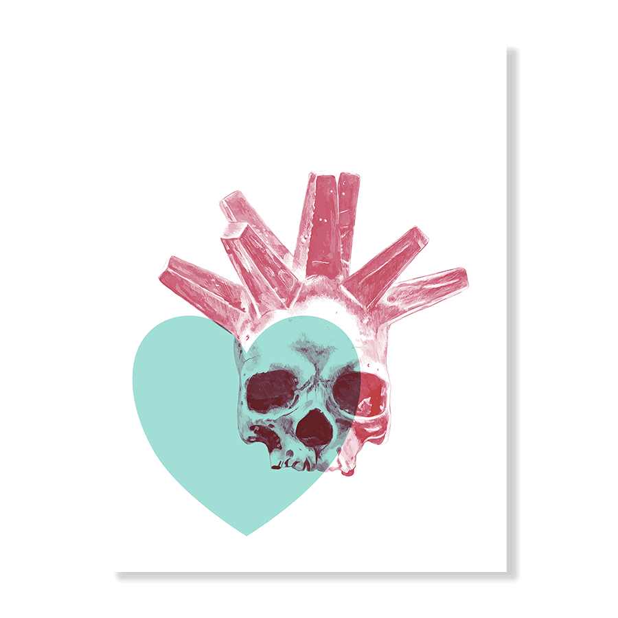 HEART SKULL - Jasper & Jute