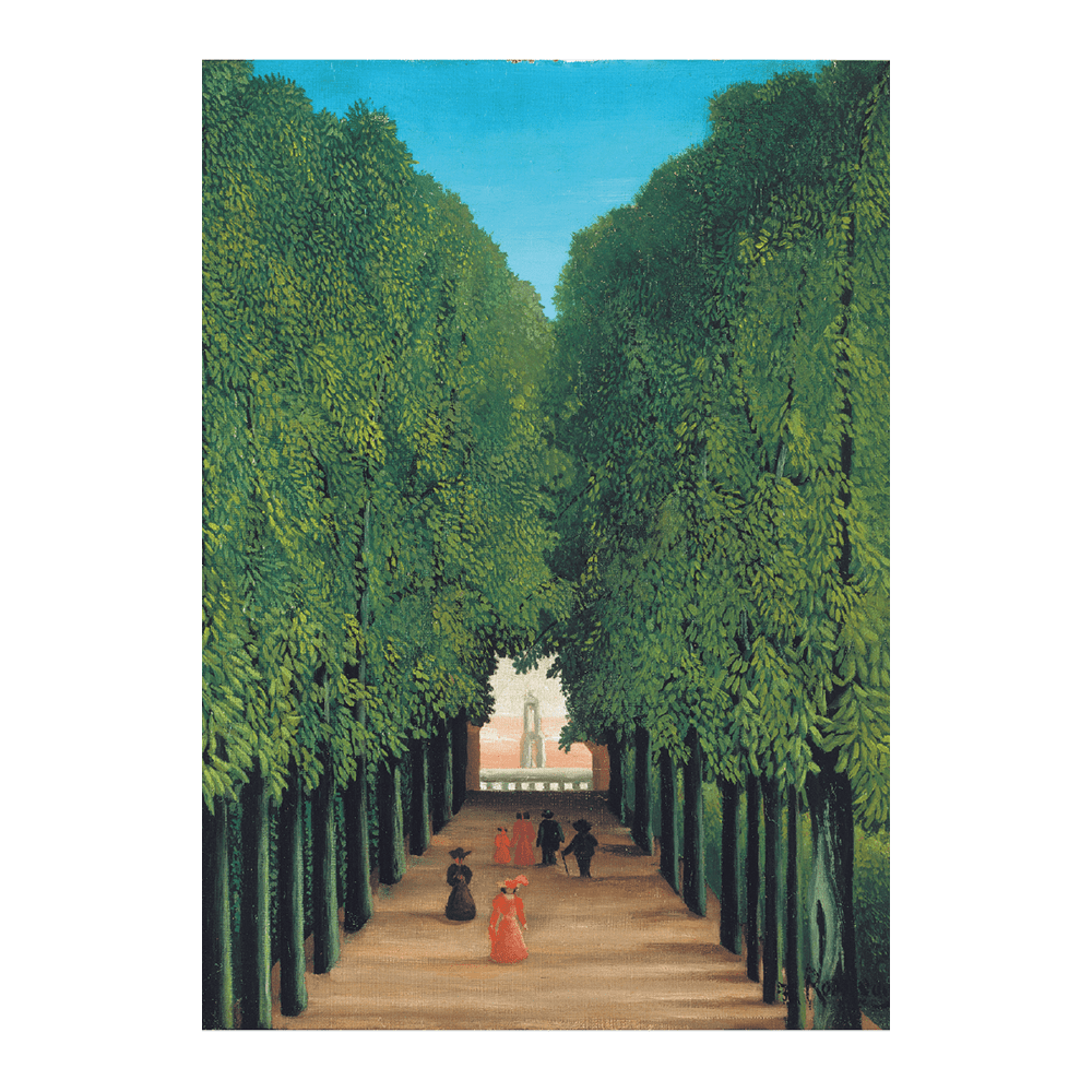 ‍Henri Rousseau - "The Avenue in Saint-Cloud Park" (100% off)
