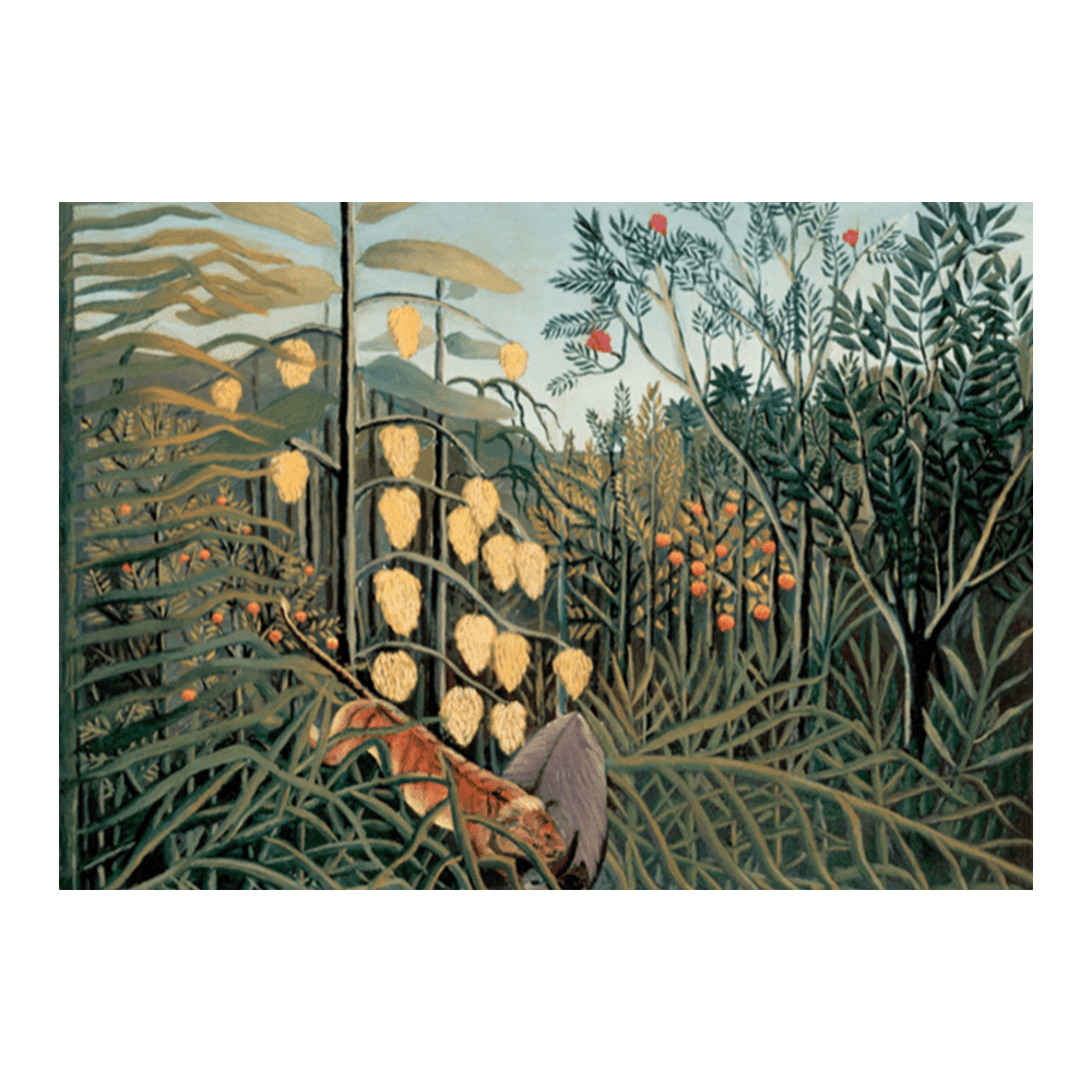 Henri Rousseau: "In a Tropical Forest"