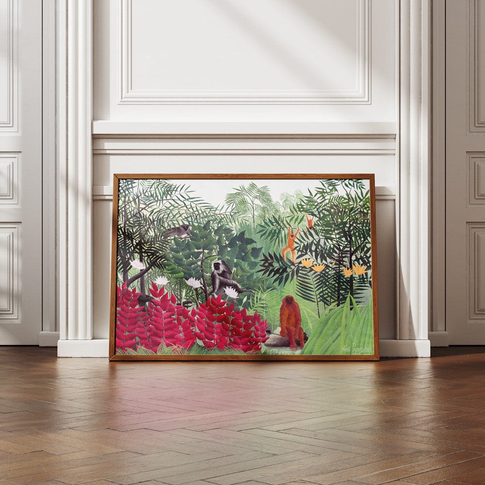 Henri Rousseau: "Tropical Forest with Monkeys"