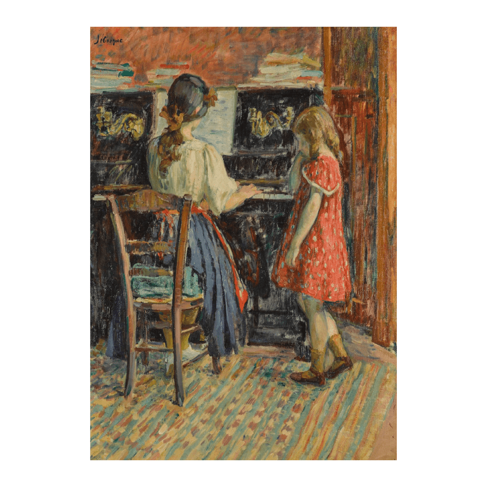 Henri Lebasque - La Leçon De Piano