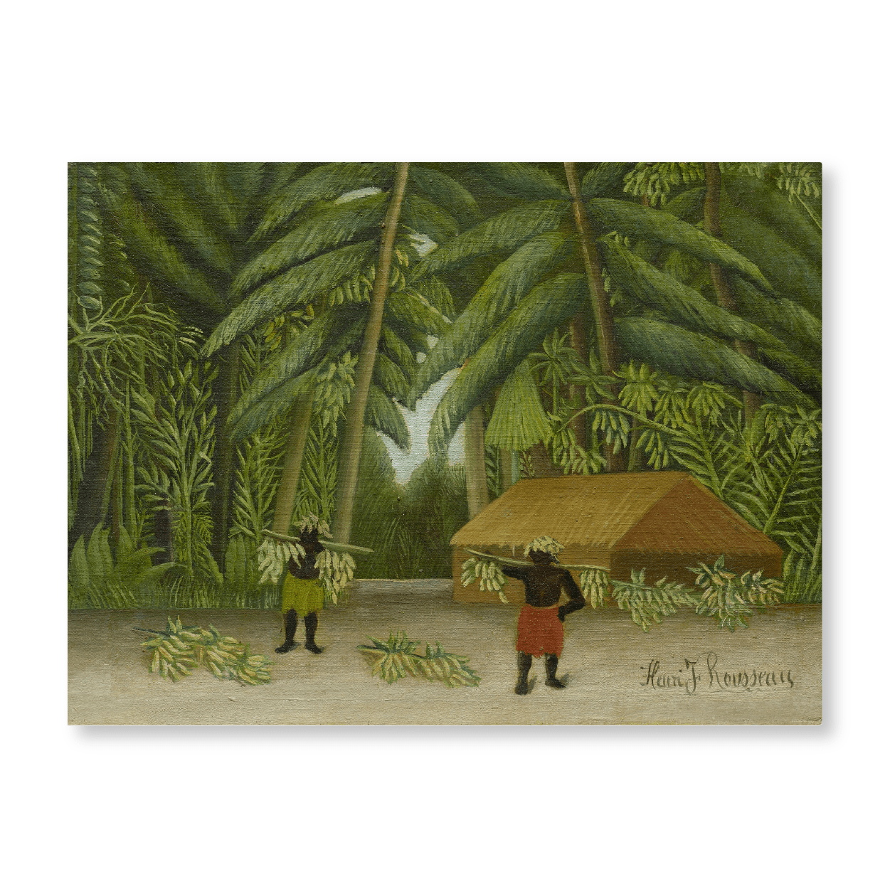 Henri Rousseau - "Banana Harvest" - Jasper & Jute