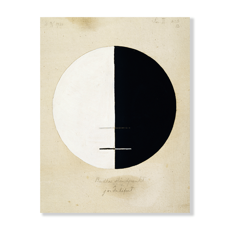 Hilma af Klint: "Buddhas Standpoint in the Earthly Life No.III" (1920) - Jasper & Jute
