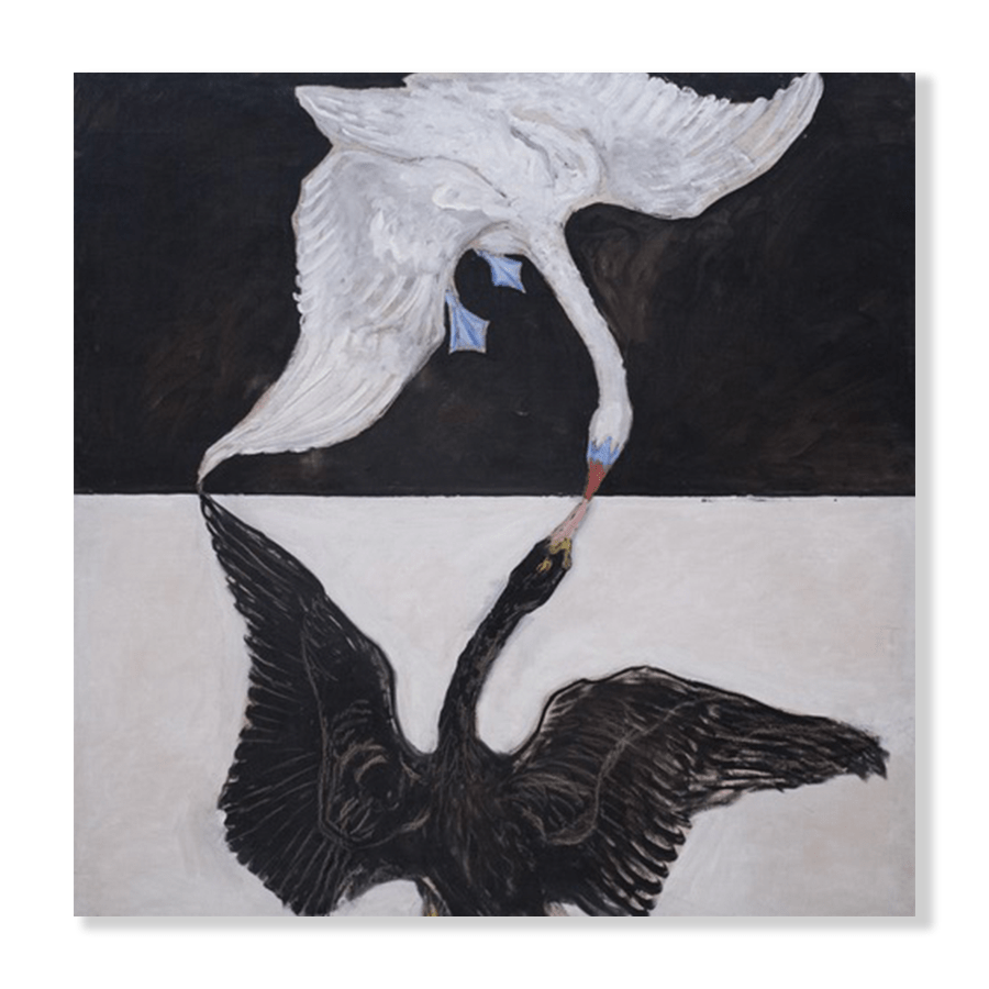 Hilma af Klint: "Group IX SUW, The Swan, No.I" (1915) - Jasper & Jute