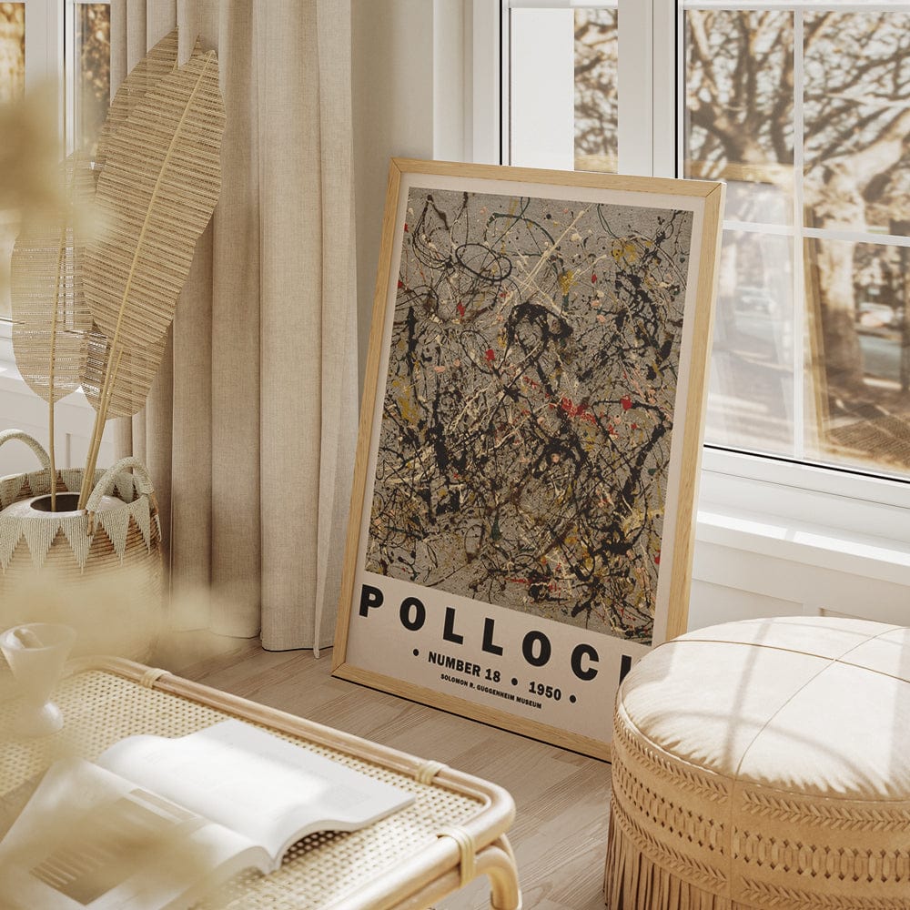 Jackson Pollock: "Guggenheim Exhibition Print"