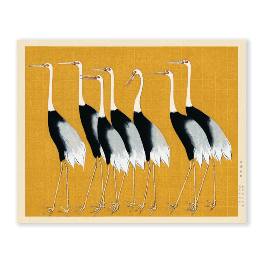 Japanese Red Crown Crane - Jasper & Jute