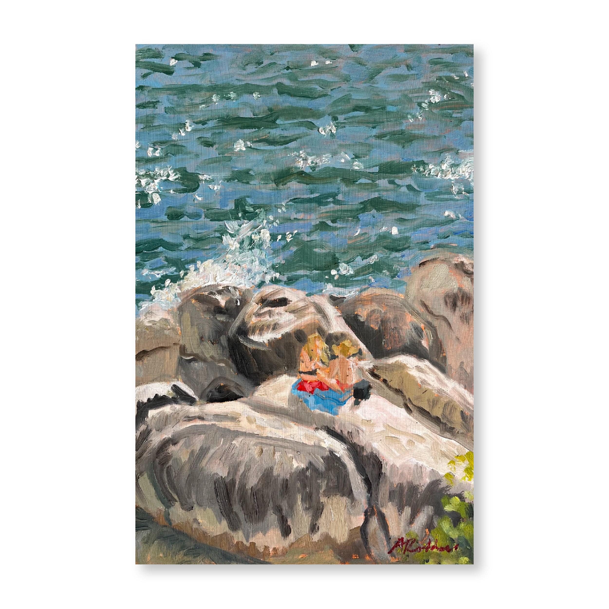 Bathers on Boulders | Original