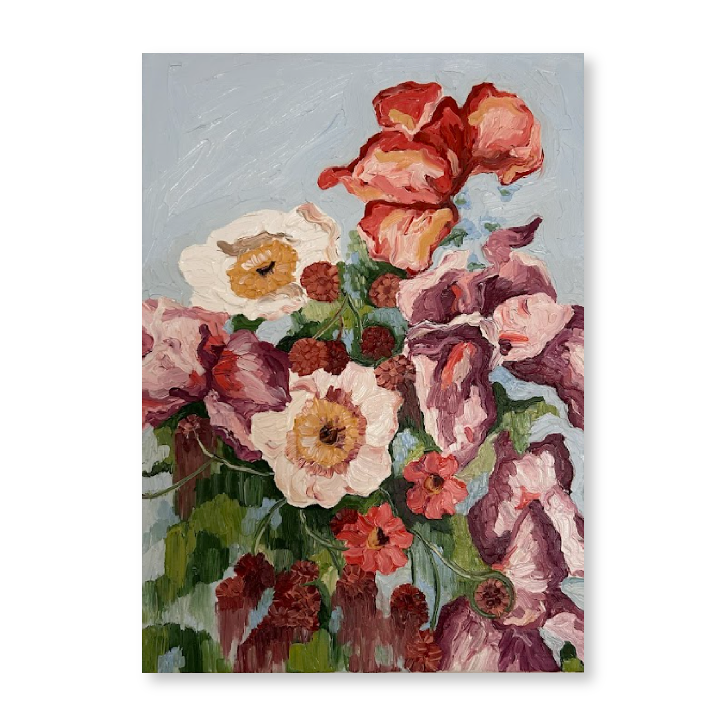 Crimson And Clay Bloom | Original
