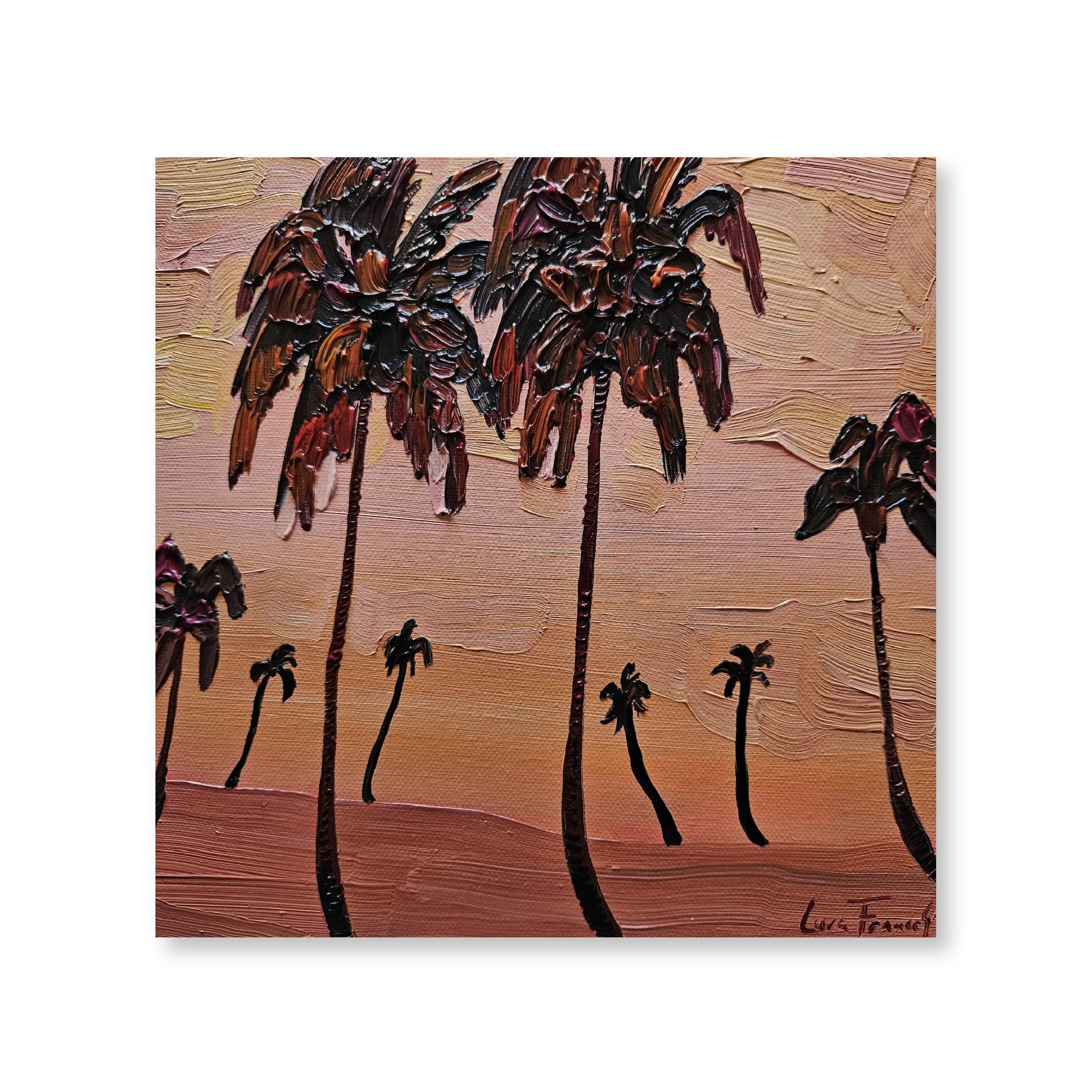Chunky Desert Palms | Original