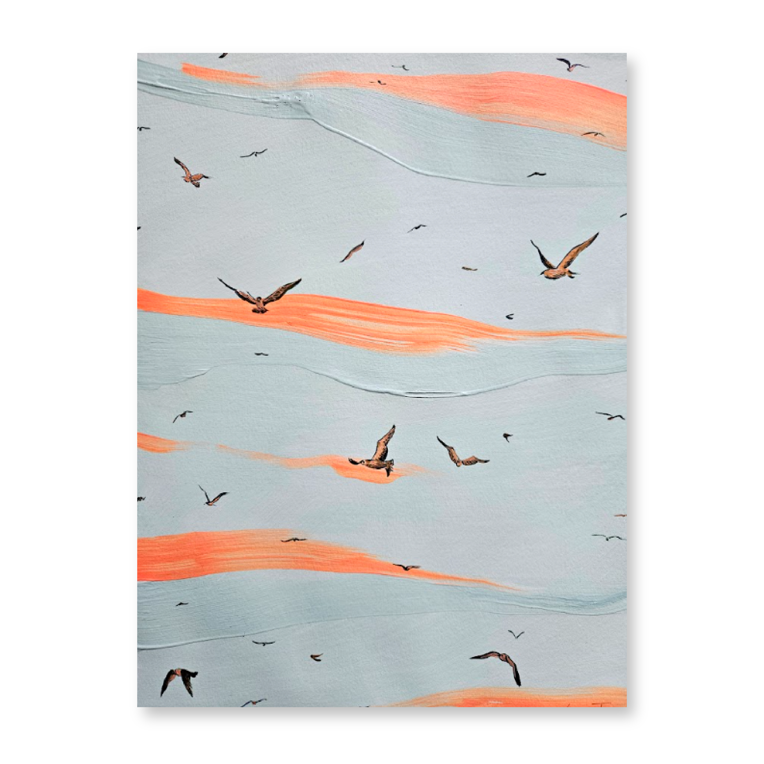 Seagulls In Flight | Original