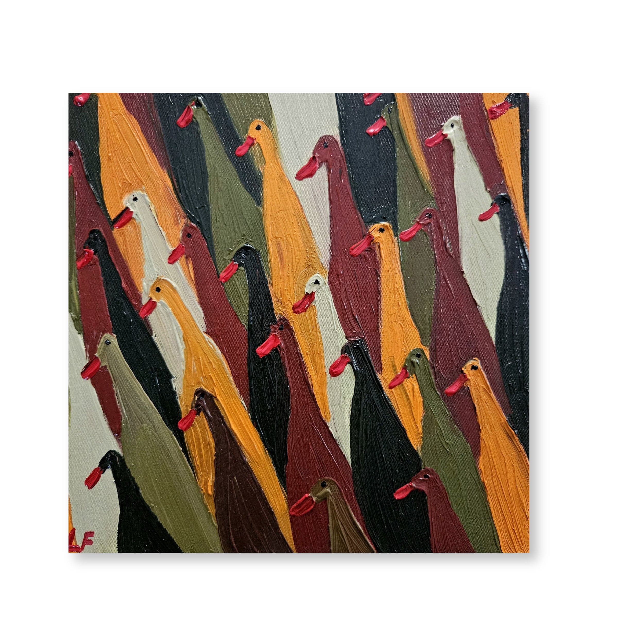 Red Beak Runner Ducks | Original