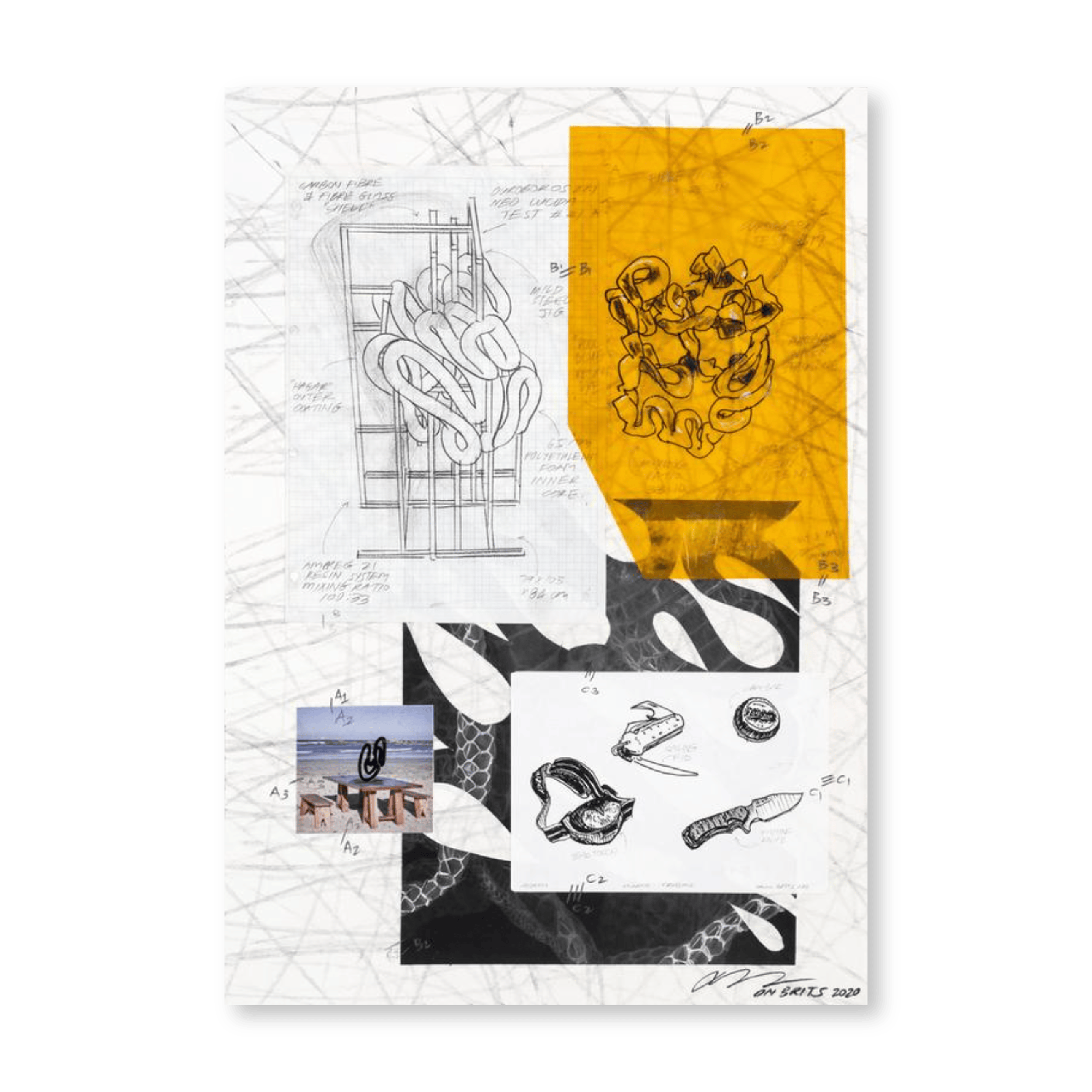 Drawing for Sculpture 16 | Original (Vault)