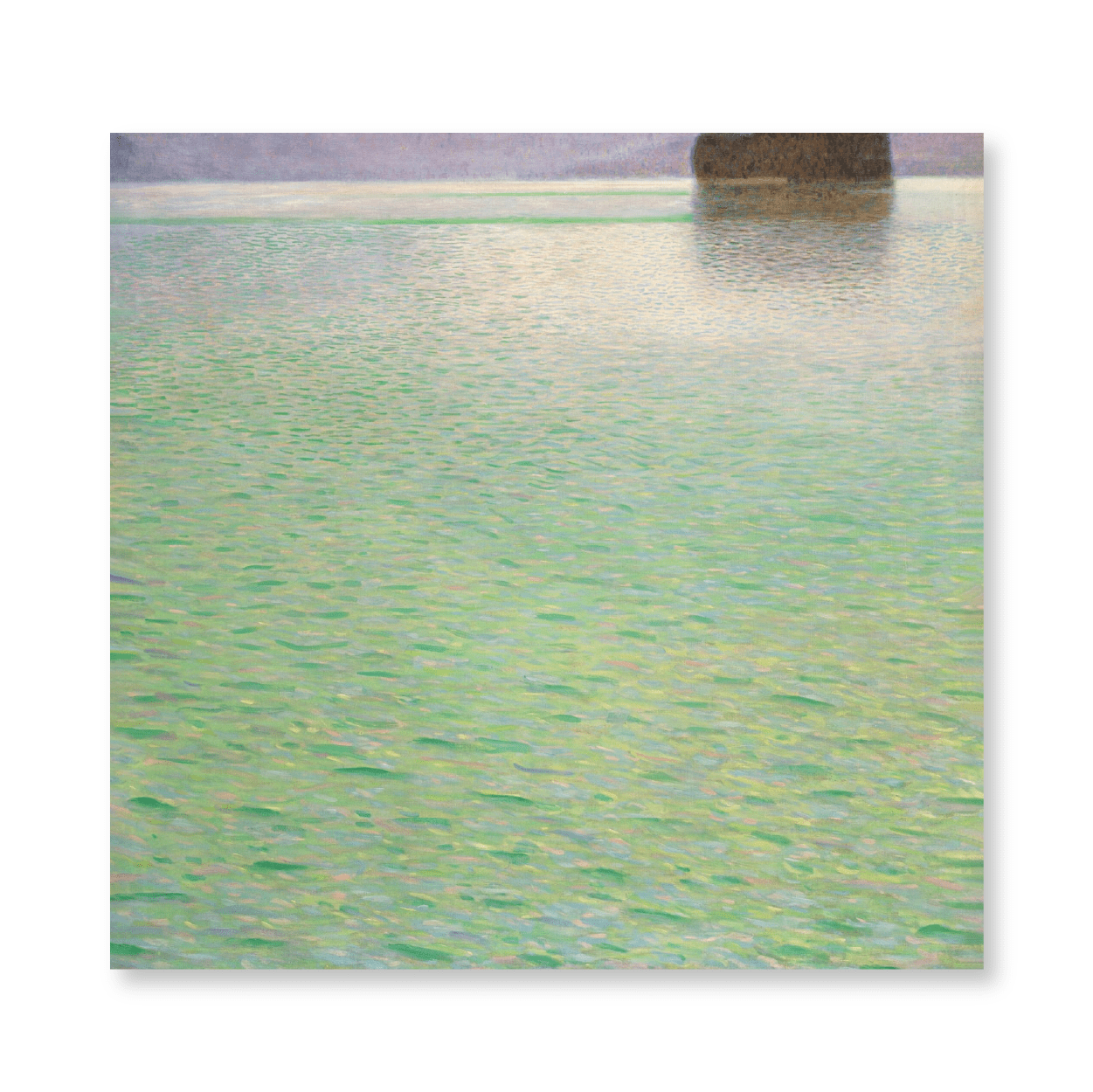 Gustav Klimt: "Island in the Attersee"