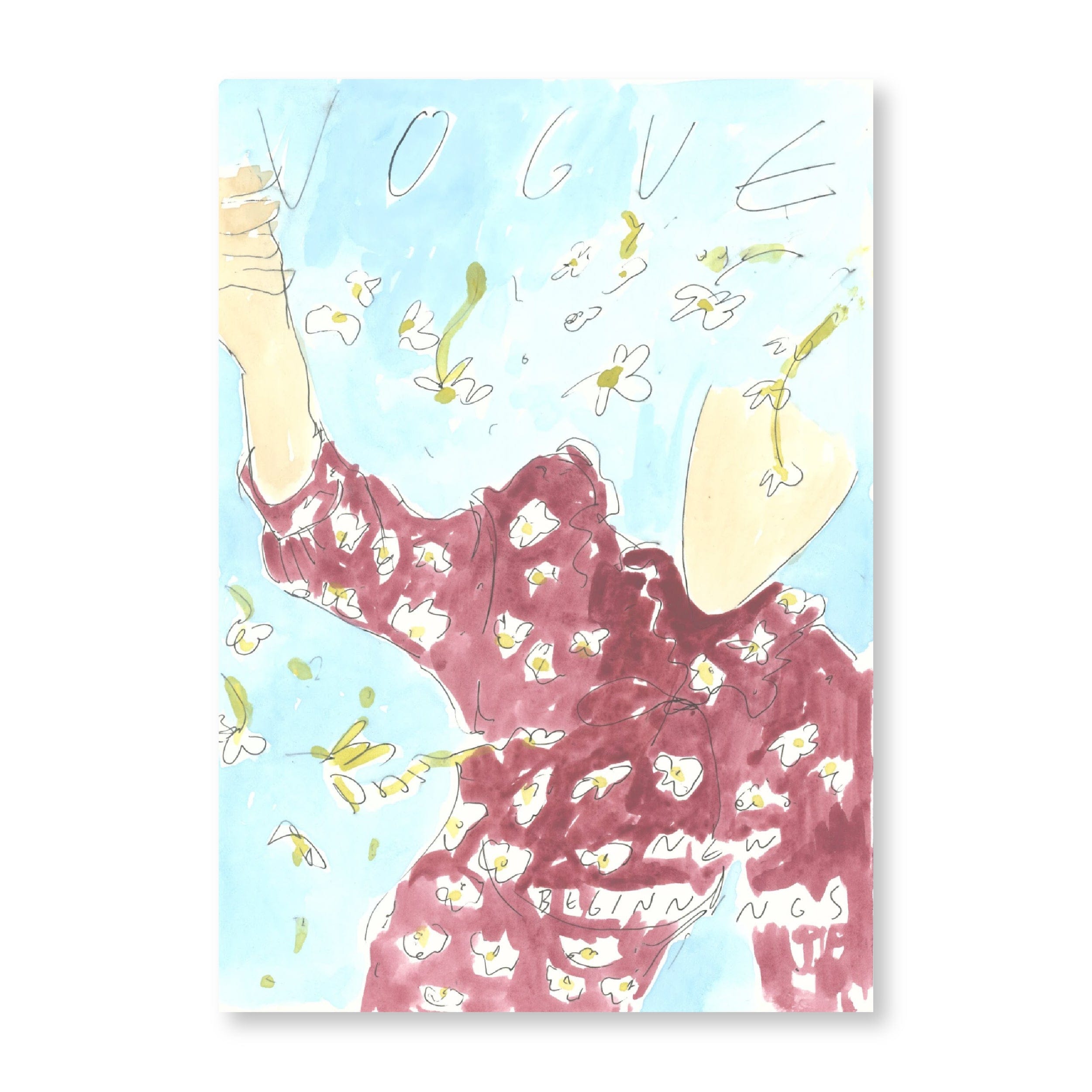 Vogue Falling Flowers | Original