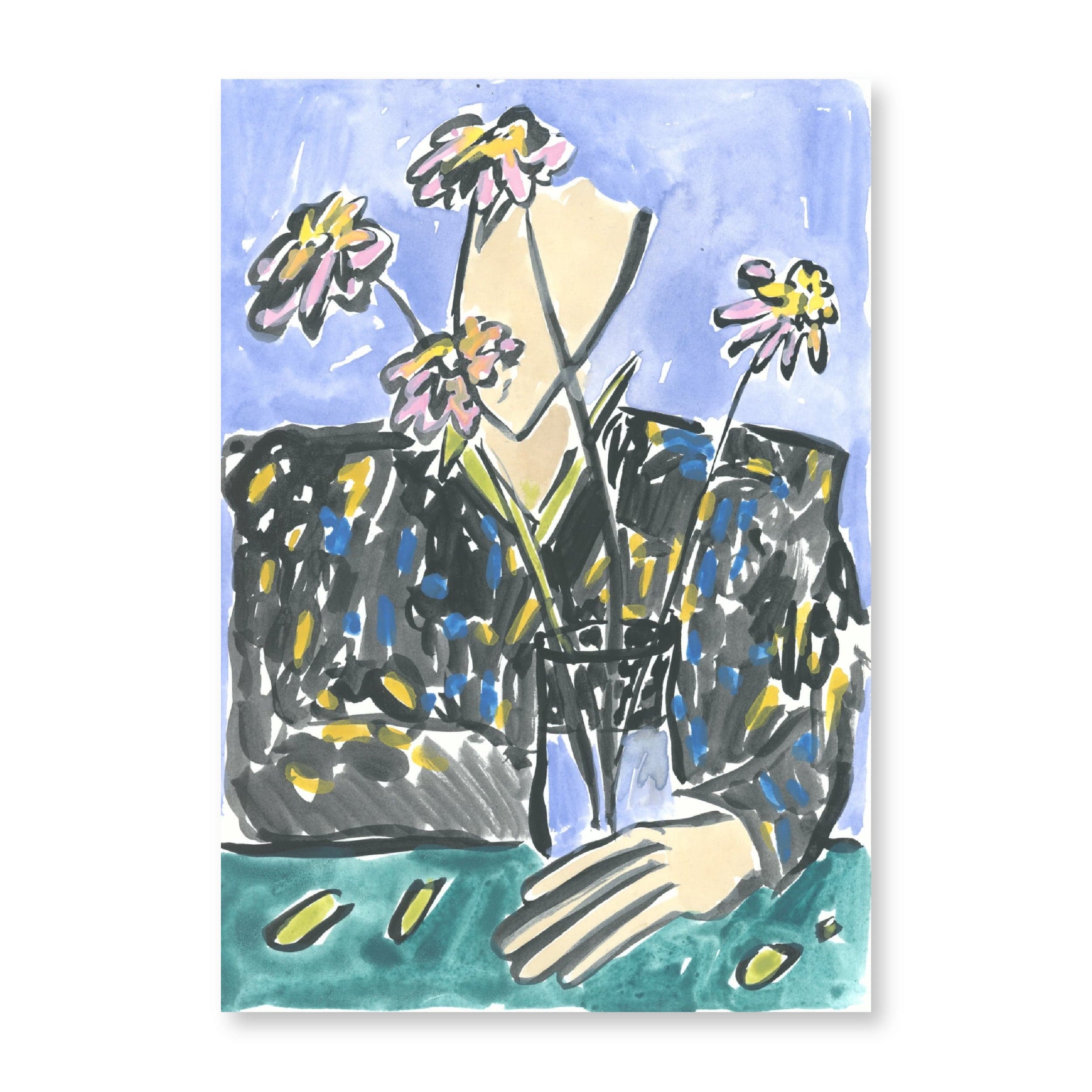 Hidden Behind Flowers | Original