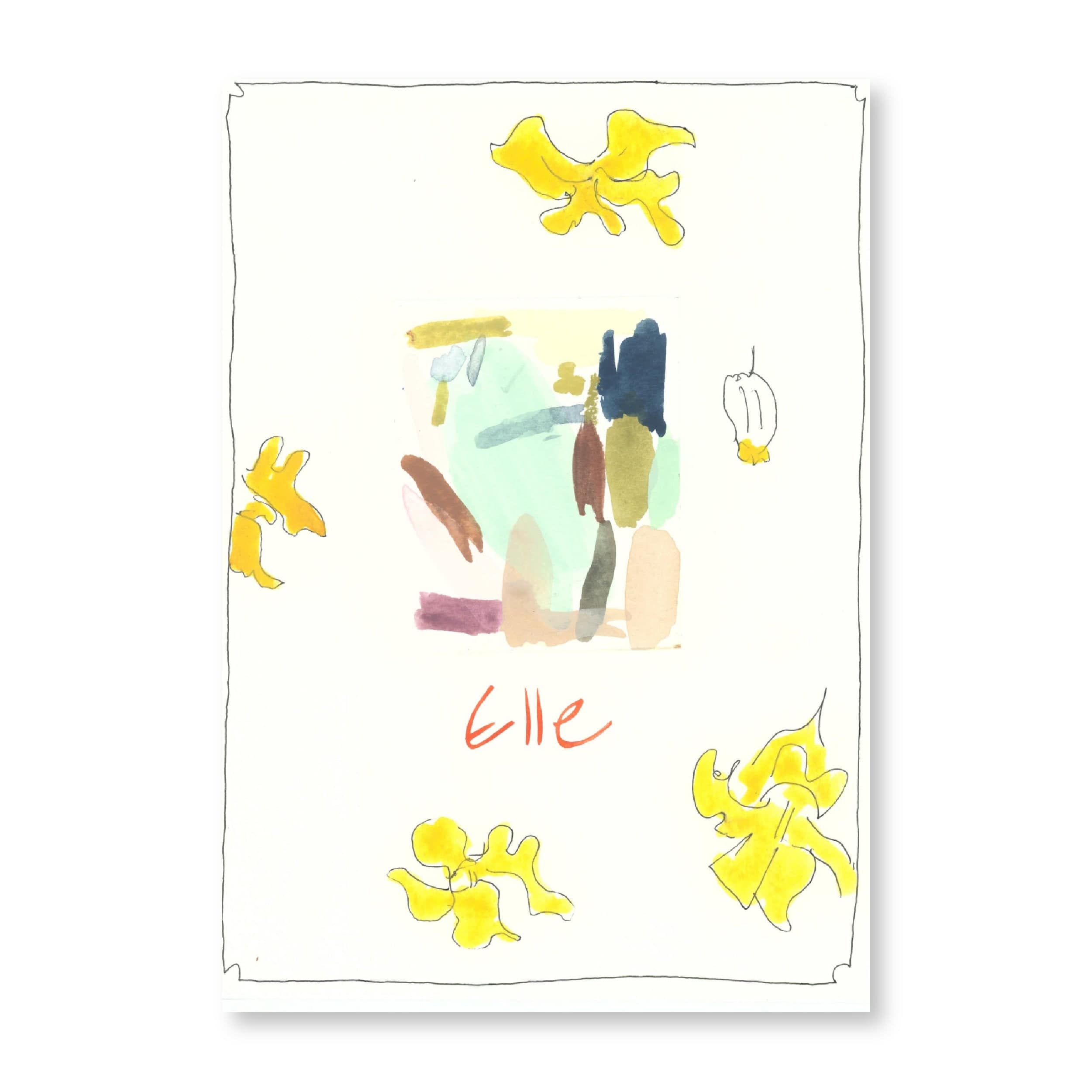 Elle and Flowers | Original