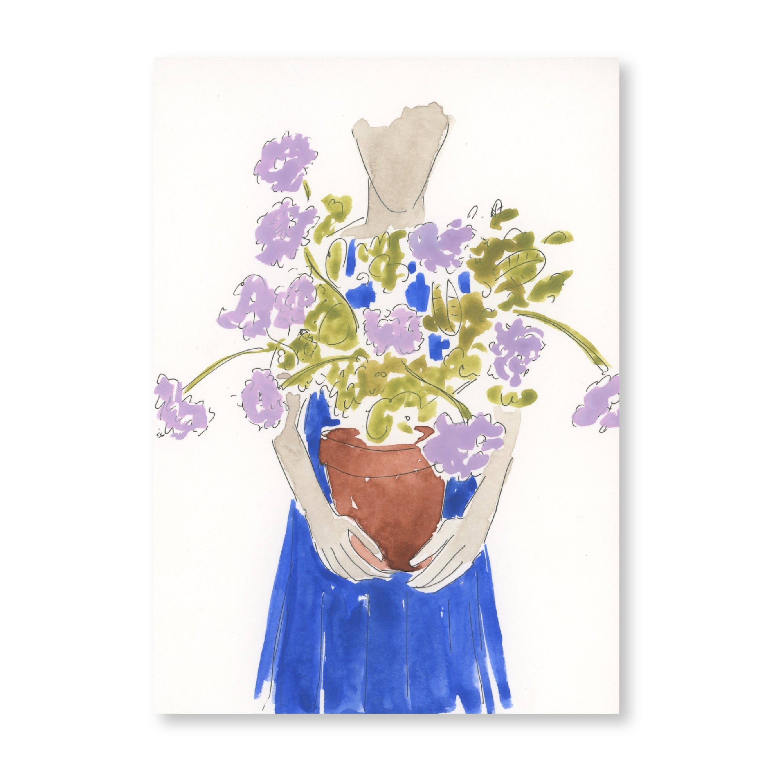 Pot with Hydrangeas | Original