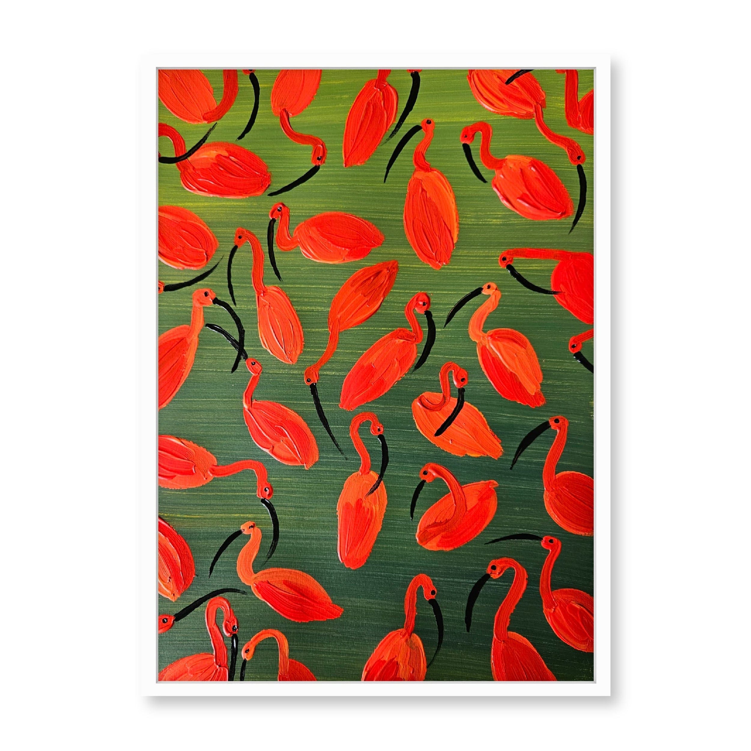 Scarlet Ibis Flock | Original