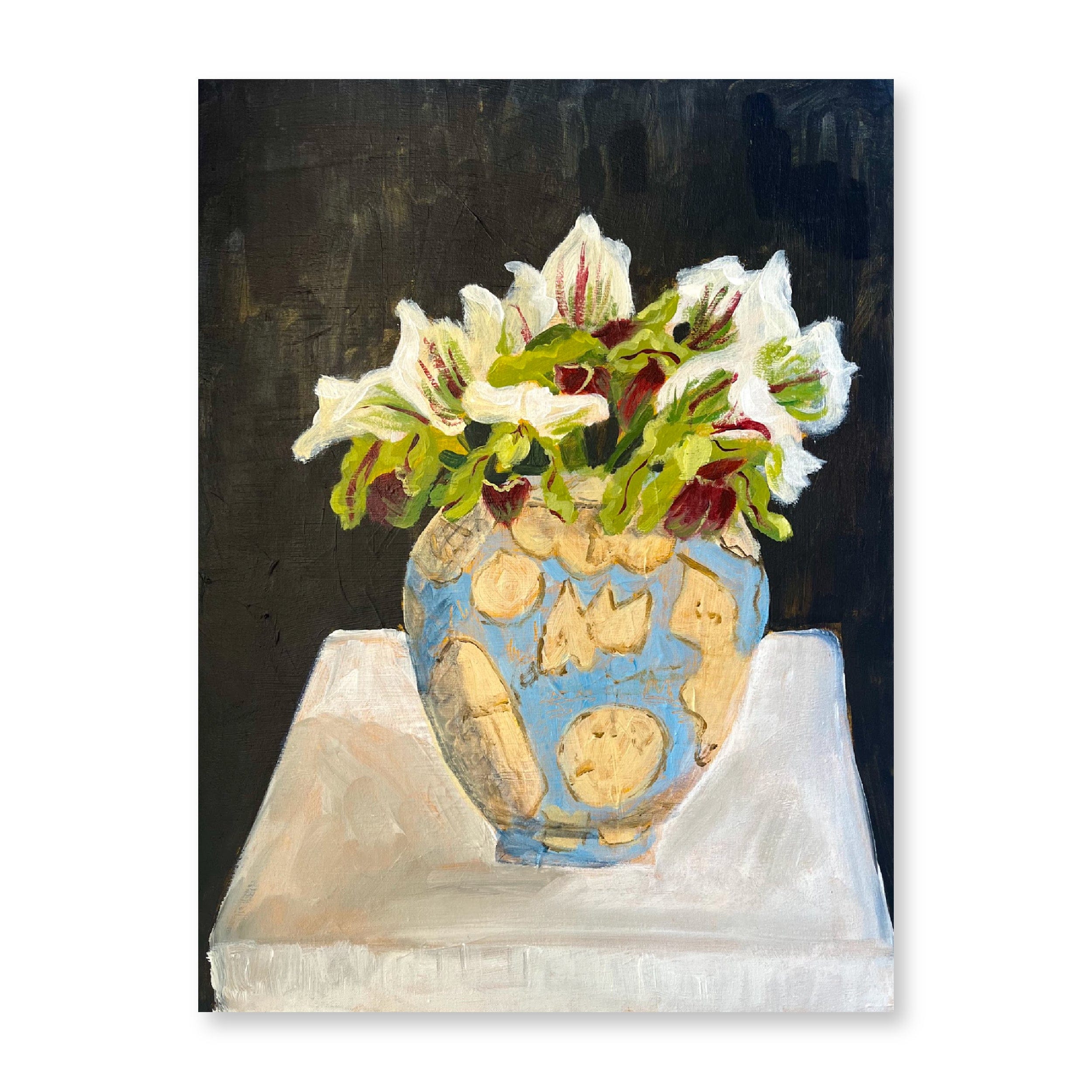 Flowers On A Pedestal | Original