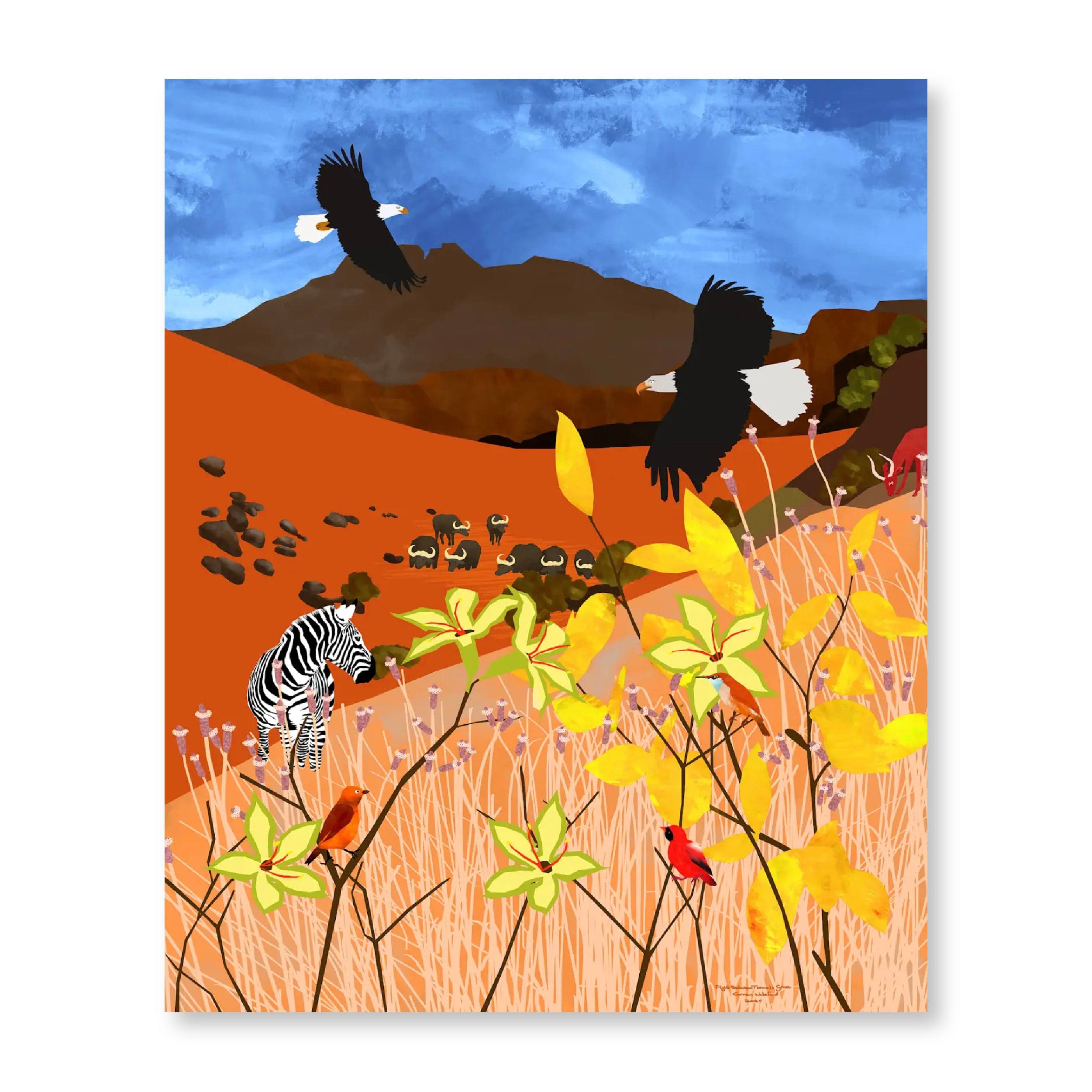 Flight Between Turmoil and Grace | Original