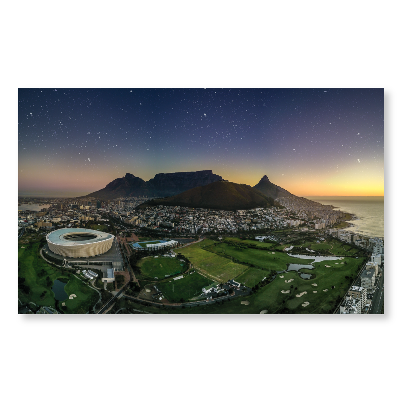 Cape Town Night Panorama