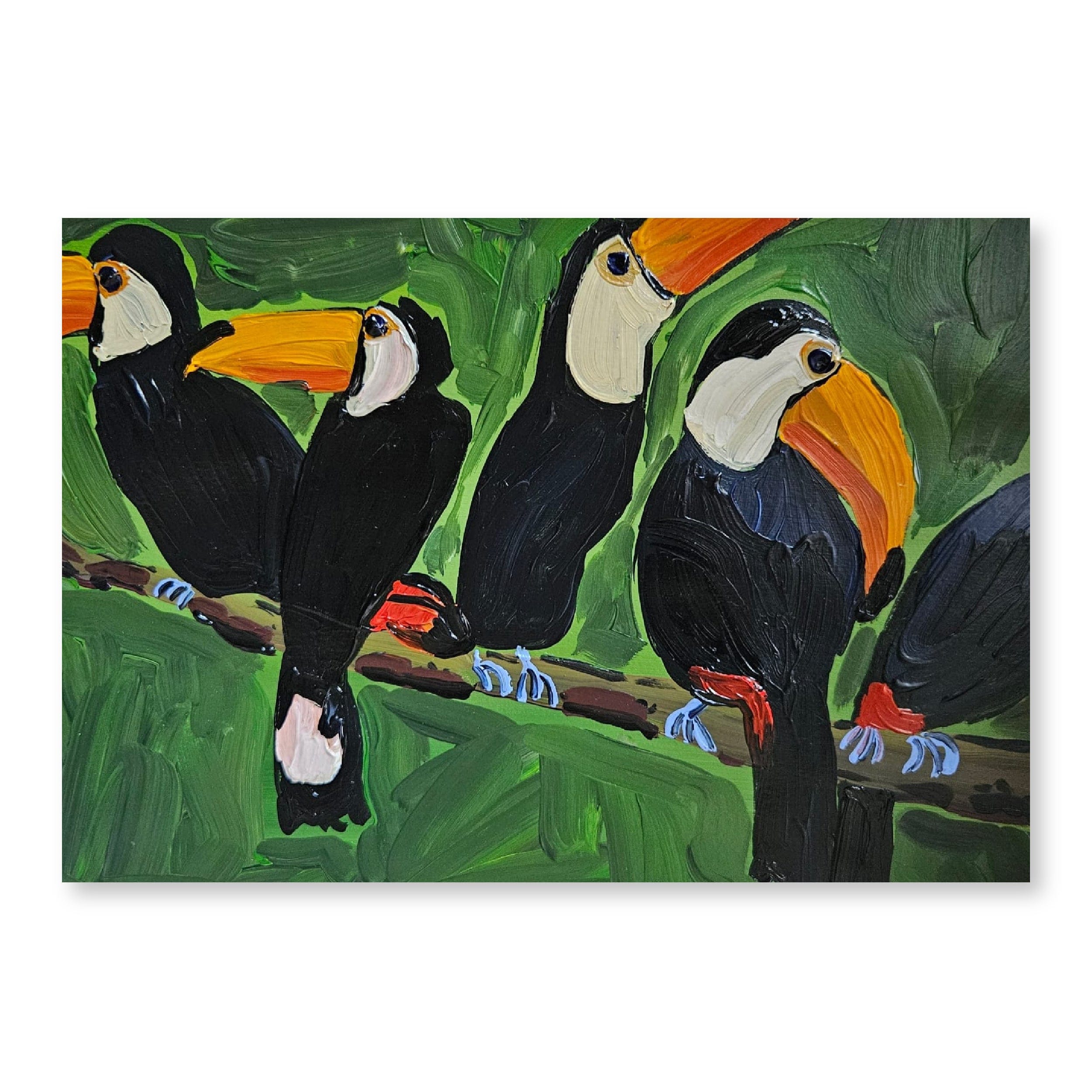 Toucans on Branch | Original