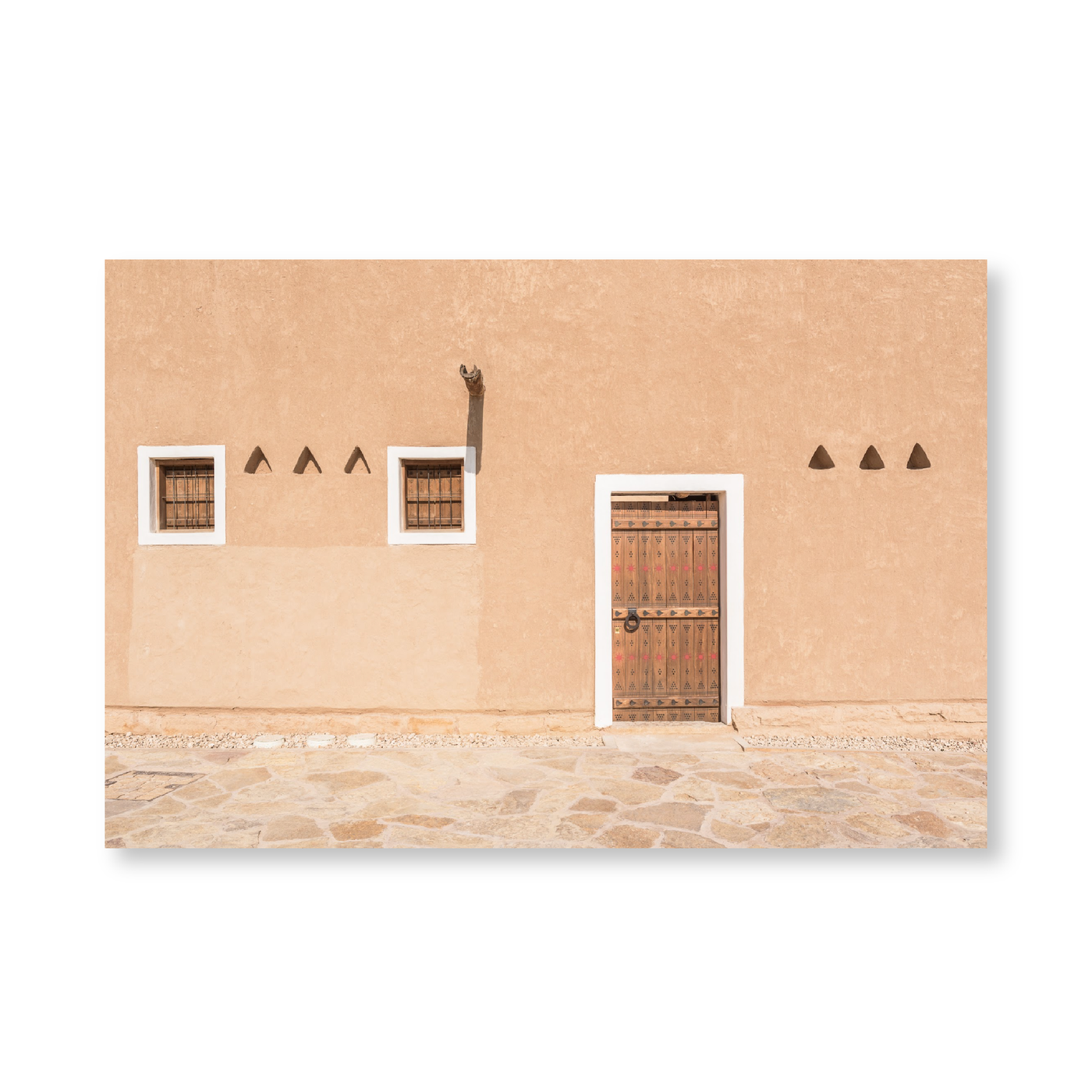 Arabian Door With Two Windows