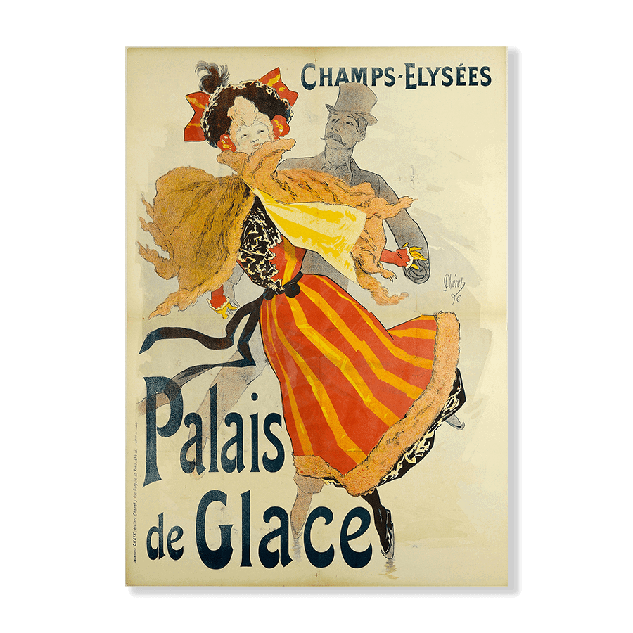 Jules Chéret: "Champs Elysees Palais de Glace" (1896) - Jasper & Jute