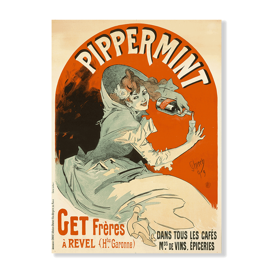 Jules Chéret: "Pipperment" (1899) - Jasper & Jute