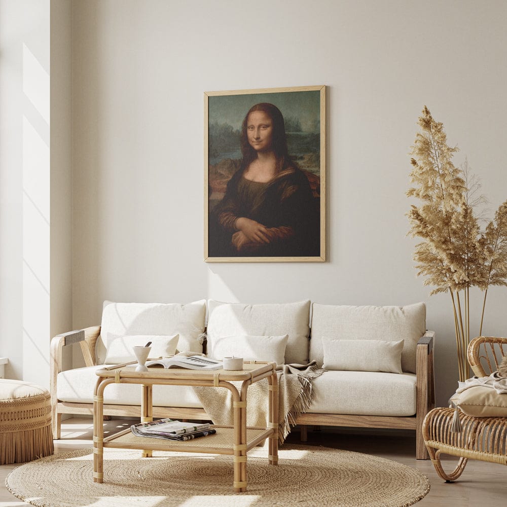 Leonardo Da Vinci: "Portrait of Mona Lisa del Giocondo"