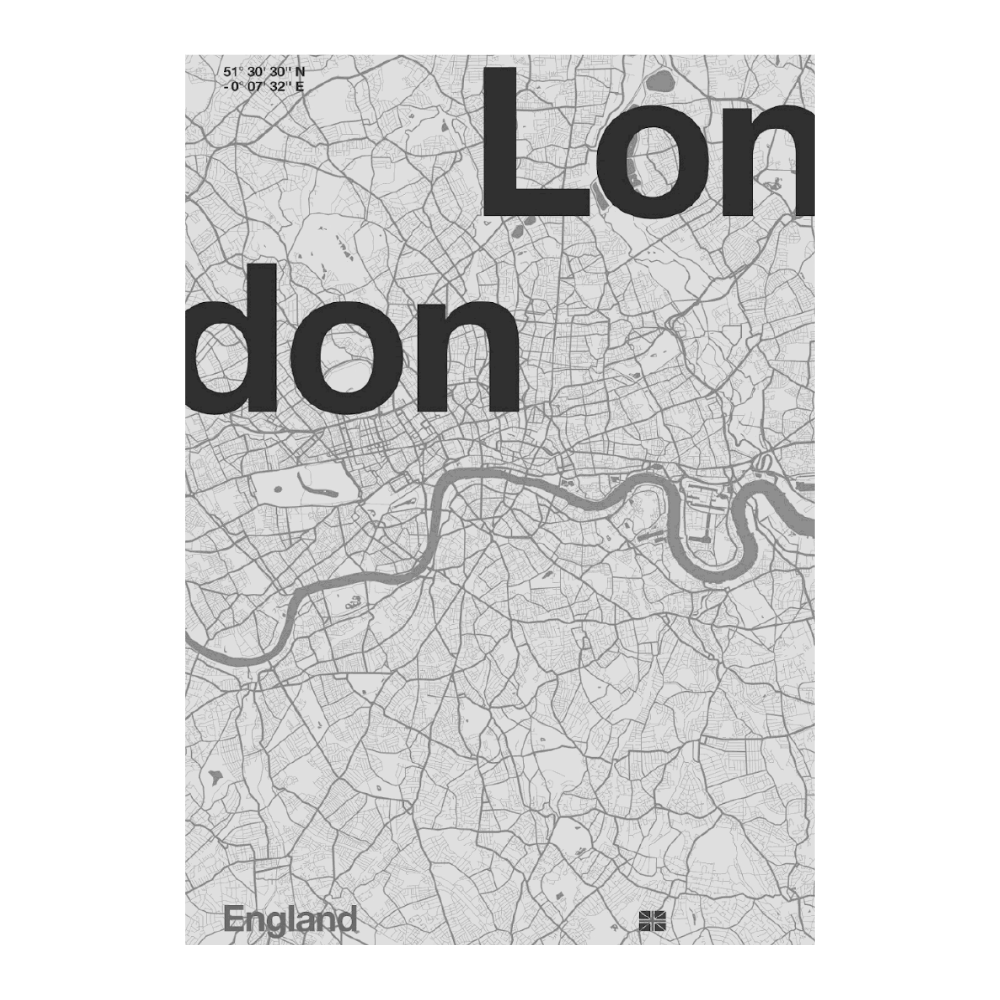 London Minimal Map