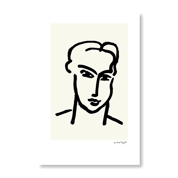 Matisse Facial Portrait Man - Jasper & Jute