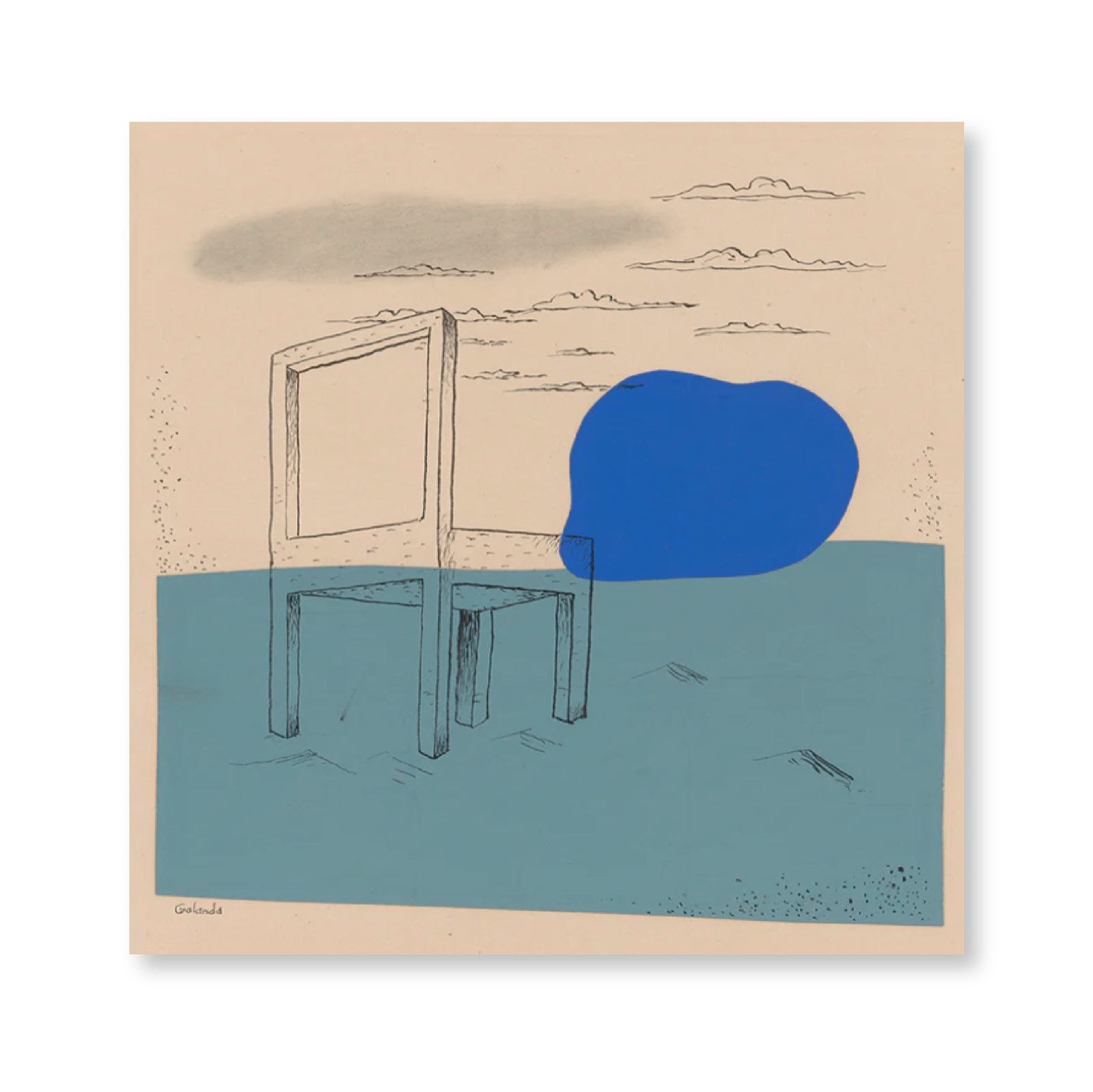 Mikuláš Galanda: "Landscape with a Chair" (1929) - Jasper & Jute