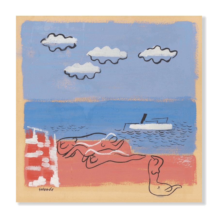 Mikuláš Galanda: "On the Beach" (1933) - Jasper & Jute