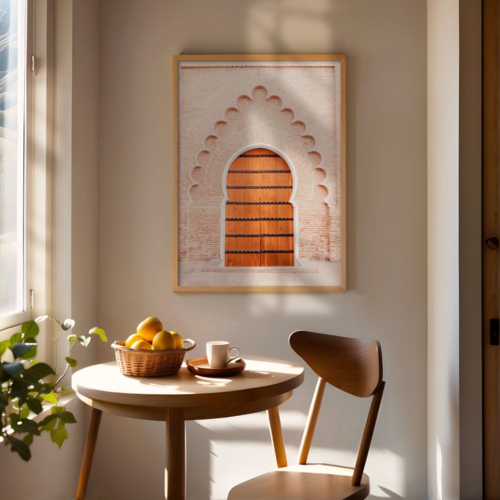 Brown Door in Marrakesh