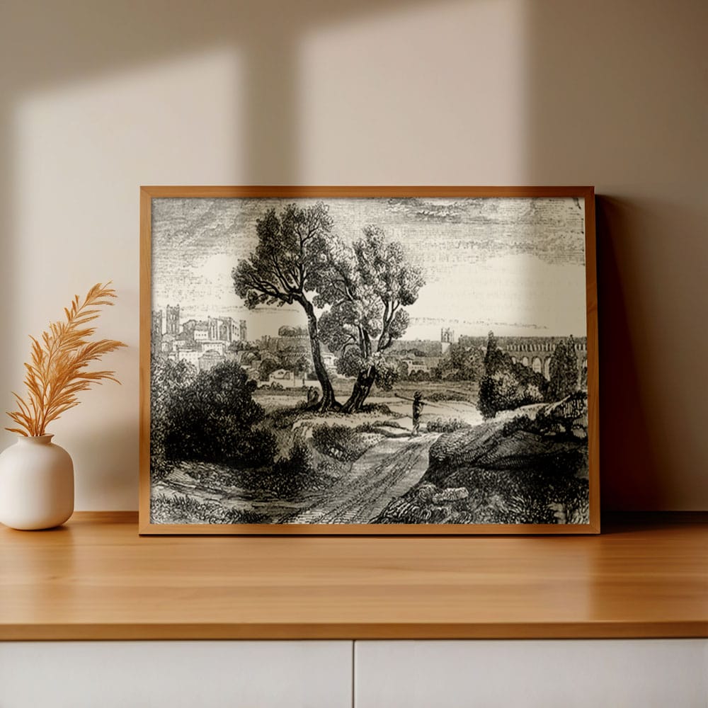 Antique Etching IX