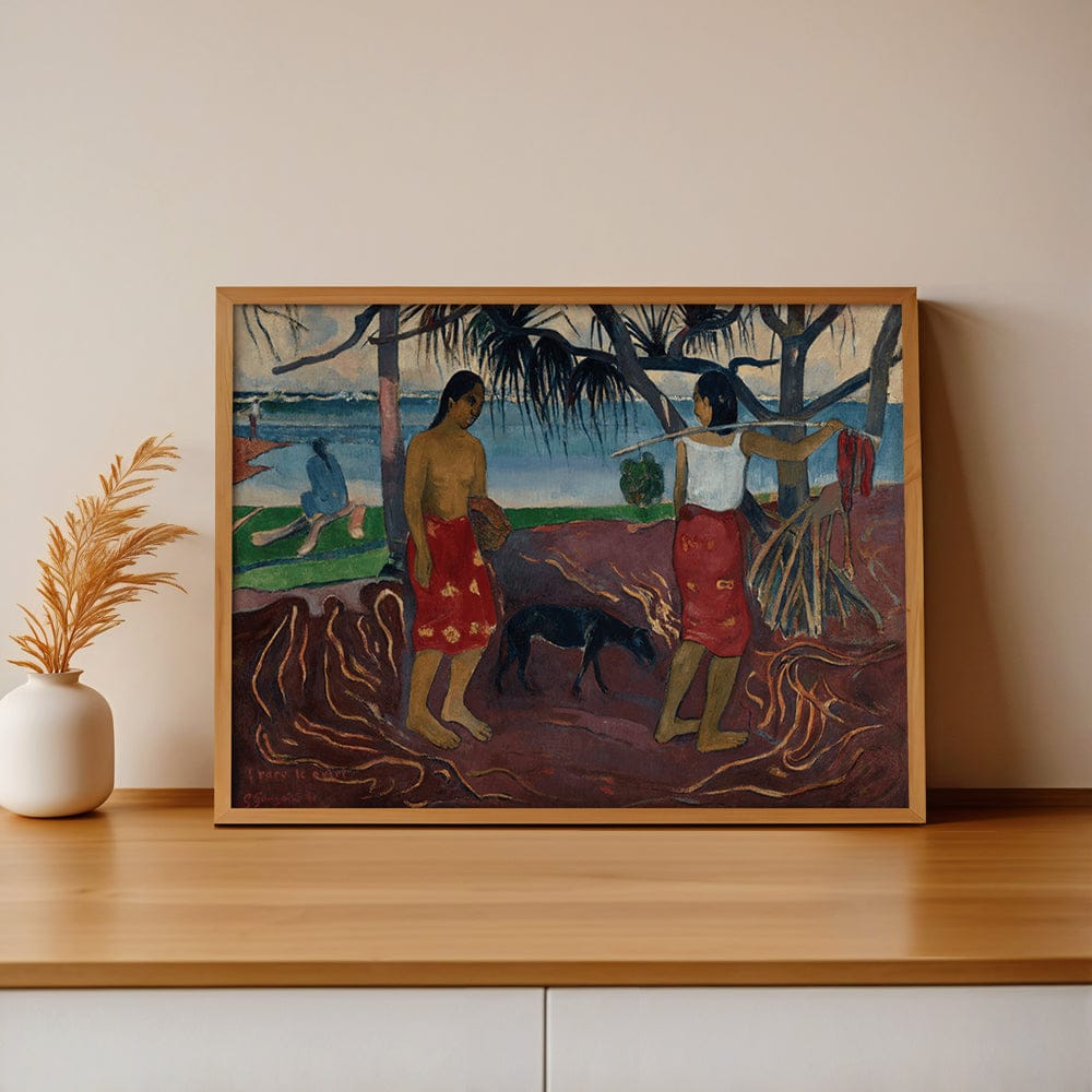 Paul Gauguin: "I Raro te Oviri (Under the Pandanus)" (1891)
