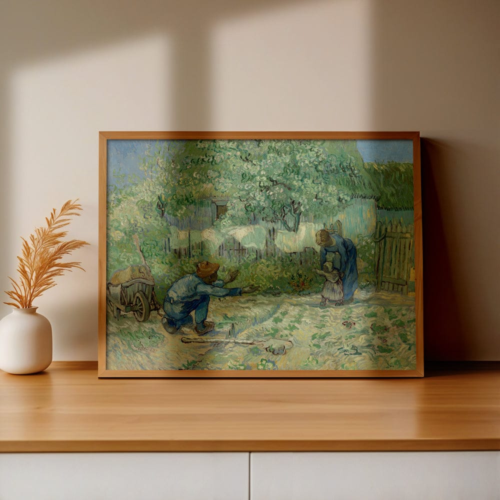 Van Gogh: "First Steps, after Millet (1890)"