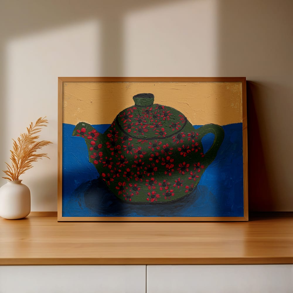 Teapot With Flowers