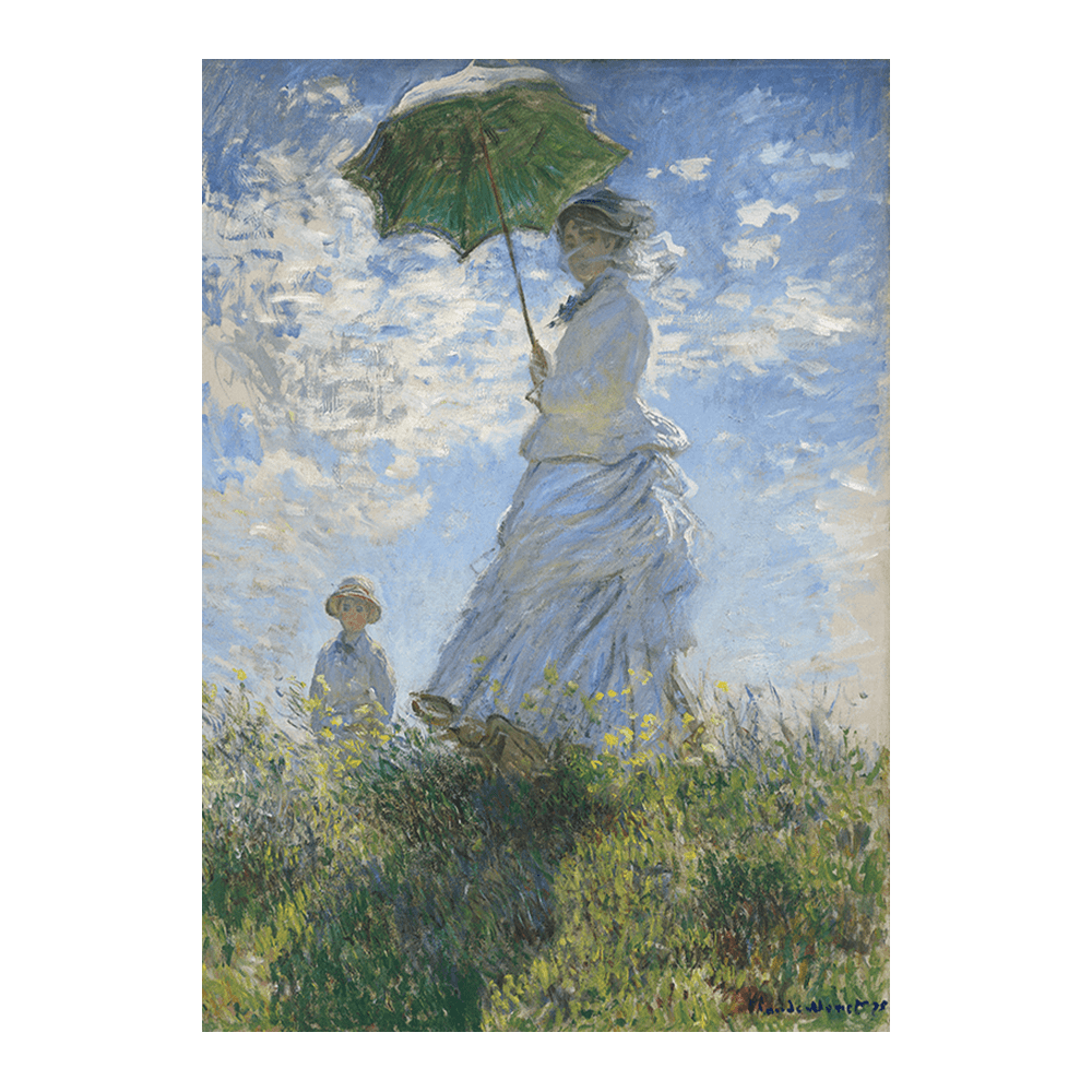 Monet: "Woman with a Parasol – Madame Monet and Her Son" (1875)