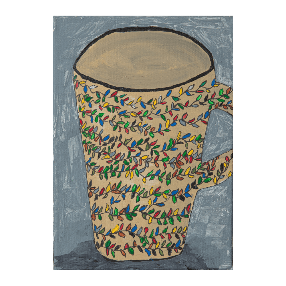 Mug With Leaves