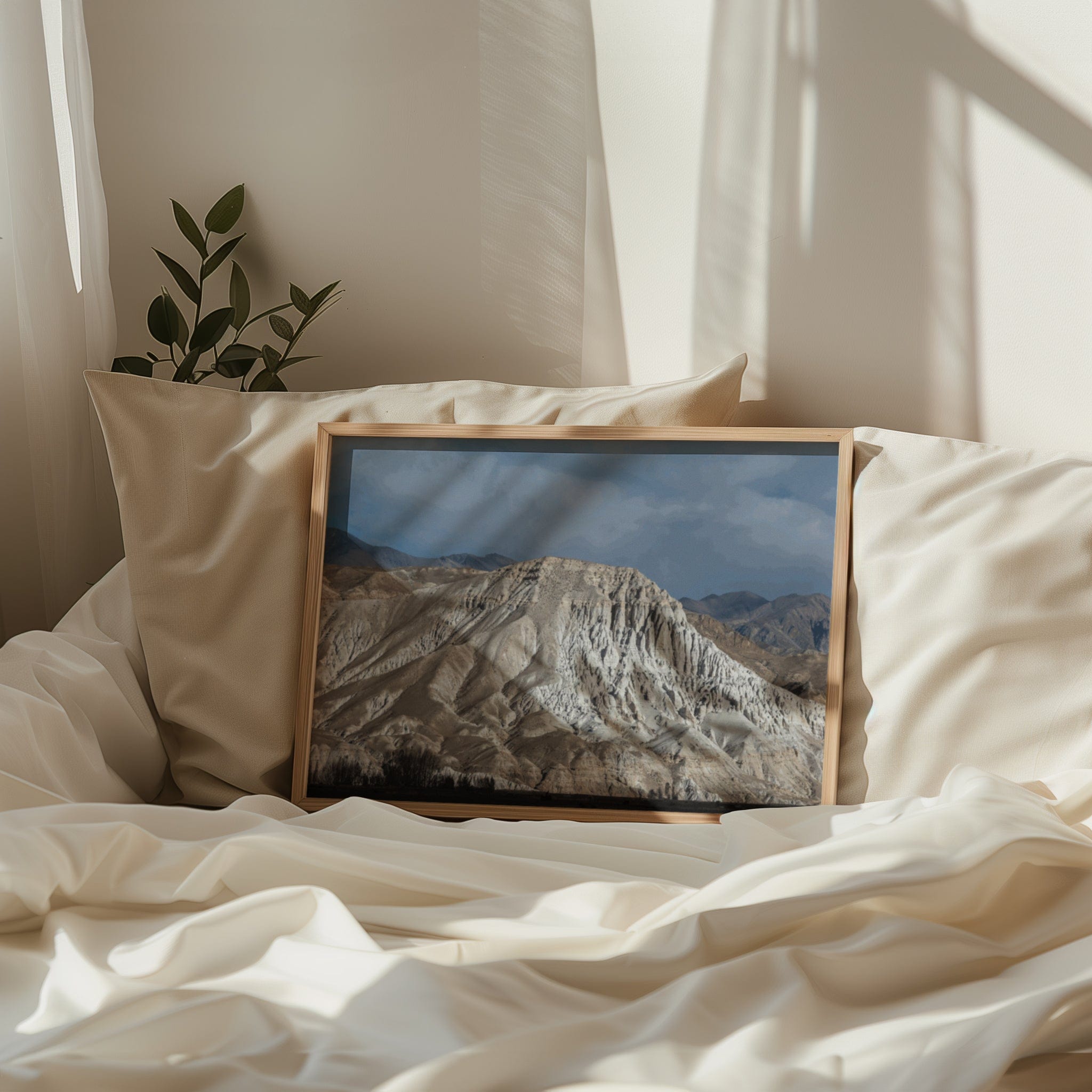White Mountain In The Himalayas