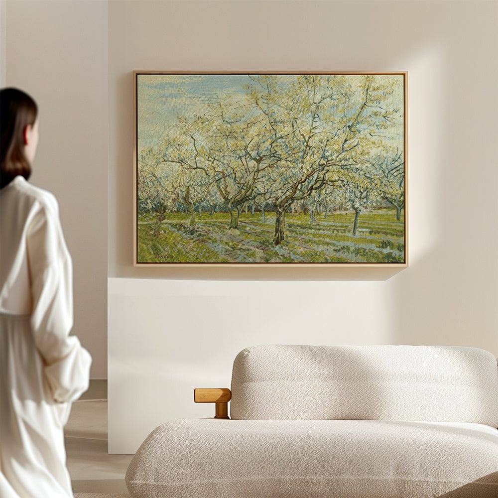 Van Gogh: "The White Orchard (1888)"