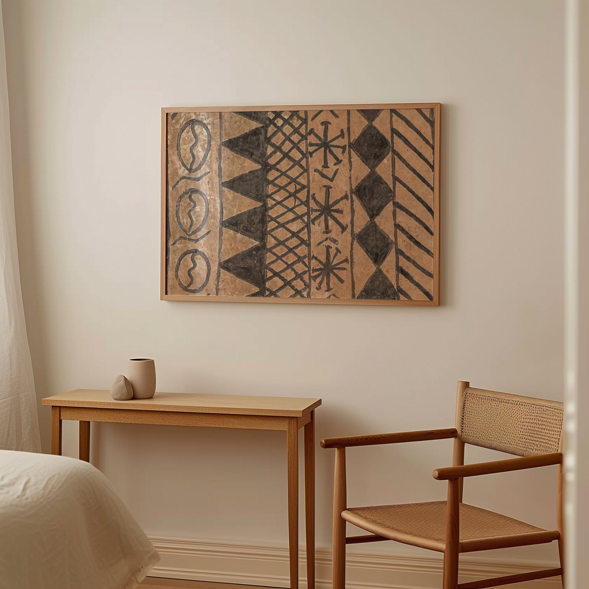 African Pattern On A Wall