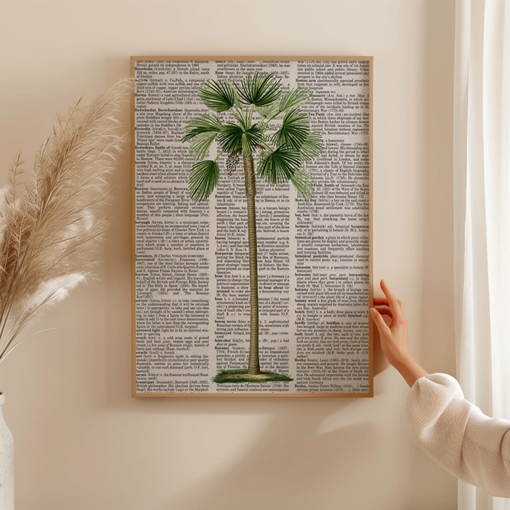 Newspaper Palm Tree