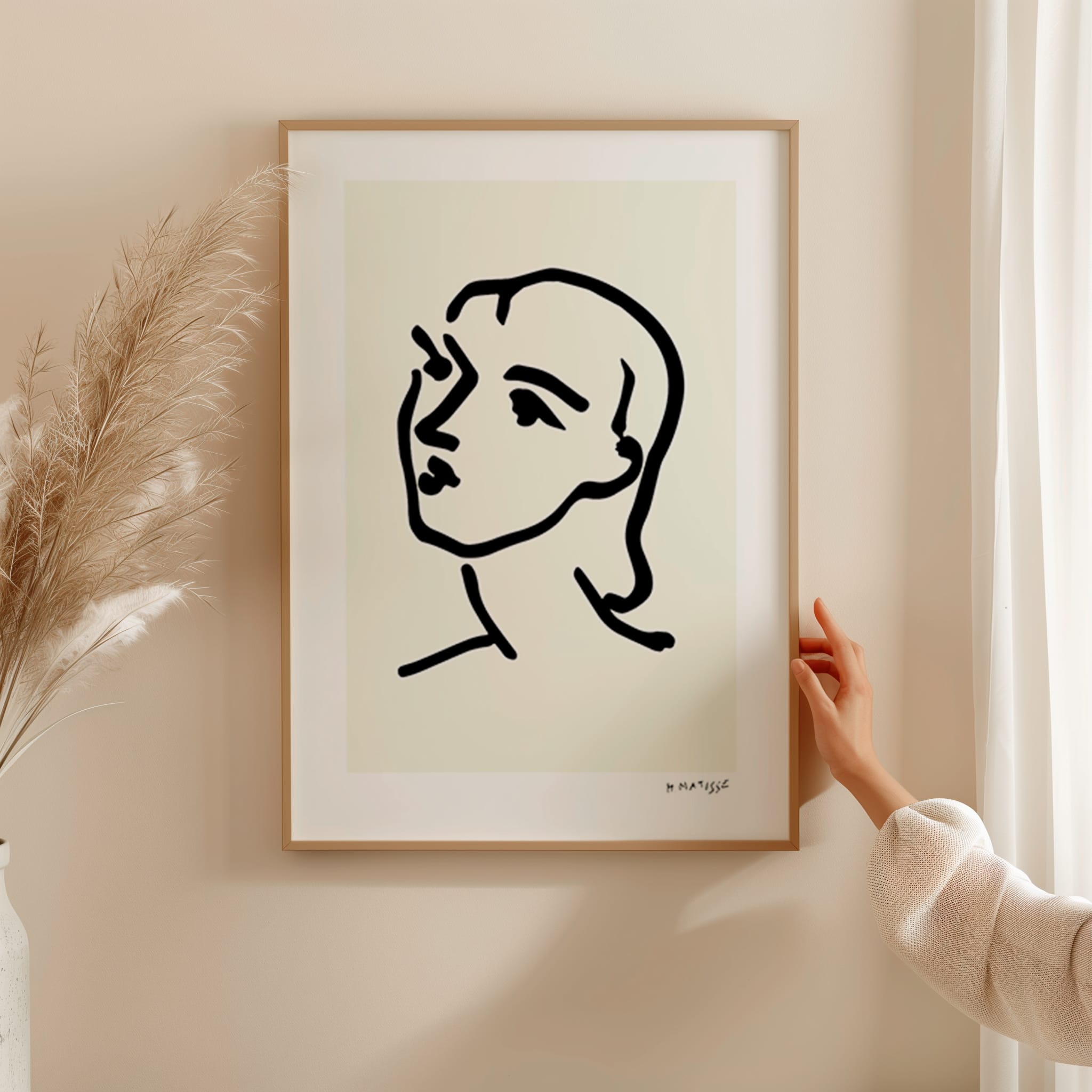Matisse Facial Portrait Woman