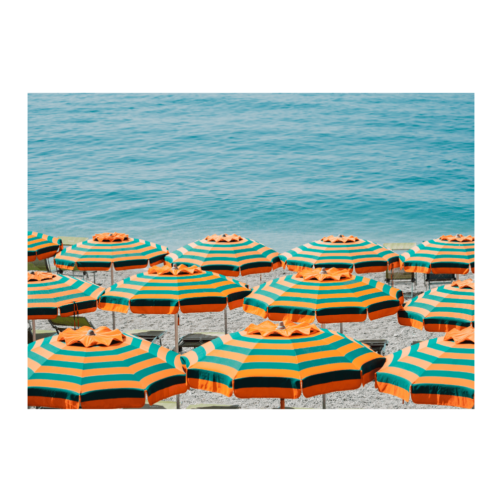 Orange Umbrellas