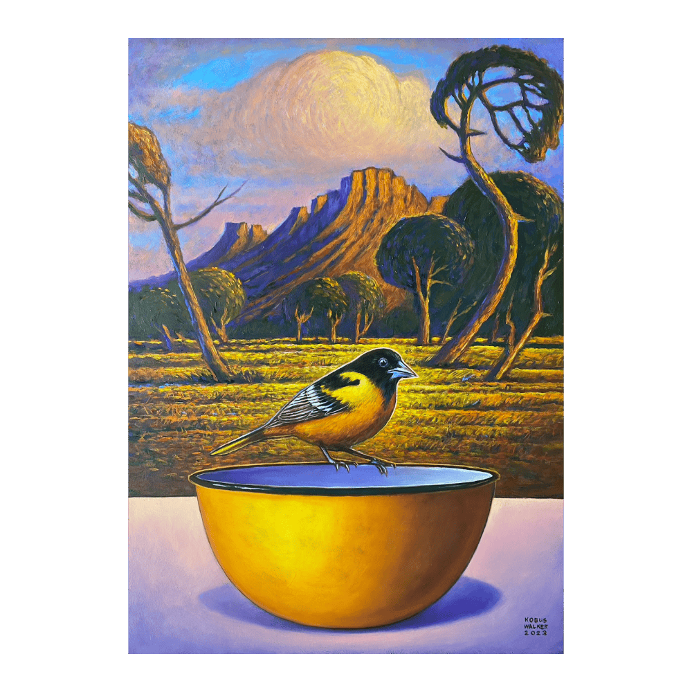 Oriole With Enamel Bow