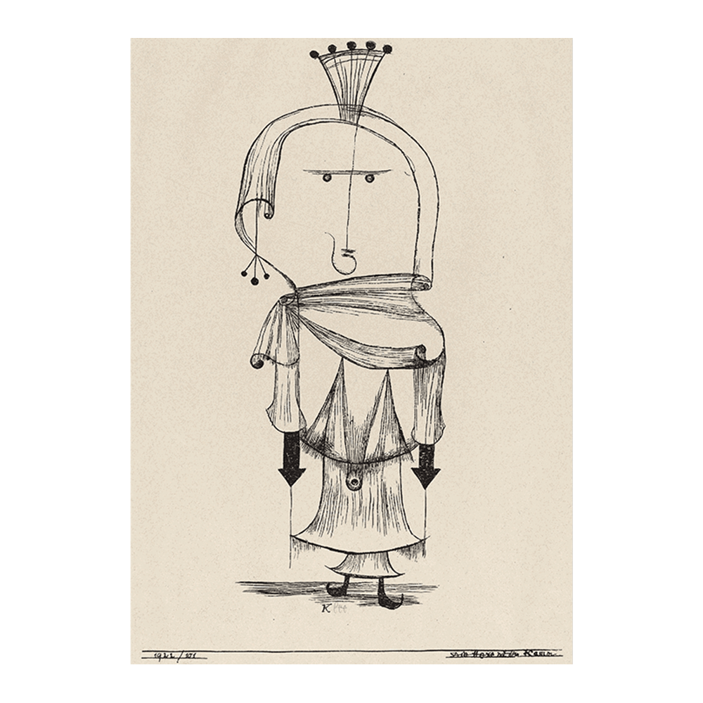 Paul Klee: "Die Hexe mit dem Kamm (Witch with a Comb)" (1922)